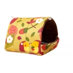 Cozy Pet Nest Cozy Cartoon Patterned Hamster Nest Spacious Hideout for Small Ideal Guinea Pig Bed House for Rabbits Chinchillas