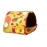 Cozy Pet Nest Cozy Cartoon Patterned Hamster Nest Spacious Hideout for Small Ideal Guinea Pig Bed House for Rabbits Chinchillas
