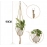 Hanging Plant Handmade Macrame Plant Hanger Flower Pot Planter Hanger Wall Decor Courtyard Garden Hanging Planter Hanging Basket