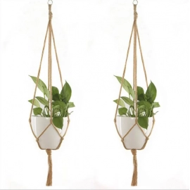 Hanging Plant Handmade Macrame Plant Hanger Flower..