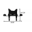 DDONKL 1pc Cat Sculpture Gifts Lawn Ornament Black Metal Peeping Cat Cats Yard Sculpture Iron Art Silhouette Garden Decoration